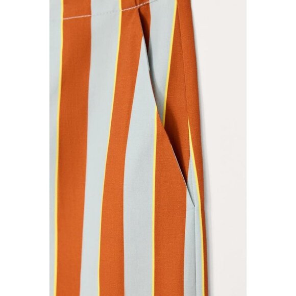 ZARA LIMITED EDITION STRIPED WIDE-LEG TROUSERS - Picture 7 of 7